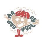 戴帽爱心卡通形象