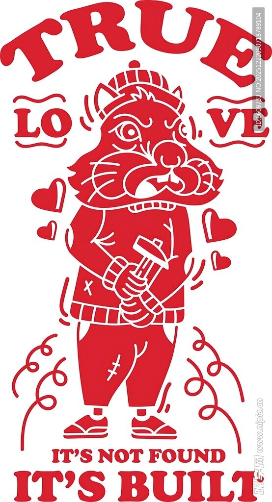 真爱铸就的卡通形象