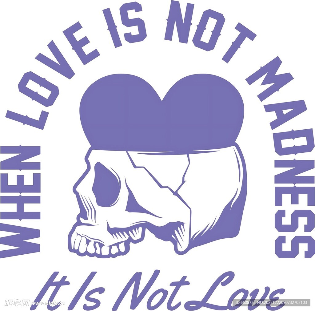 爱非疯狂时的骷髅图案