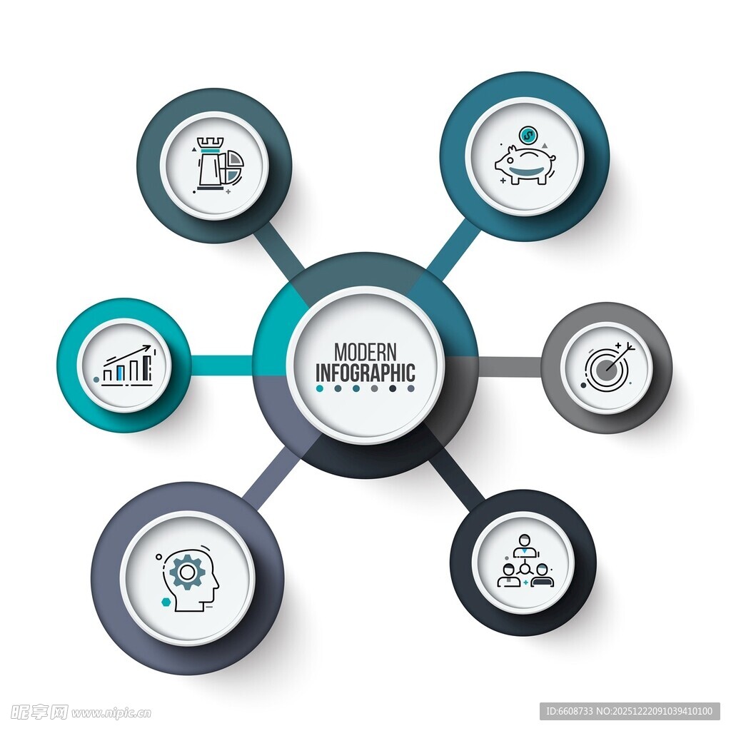 信息图表展示多元主题