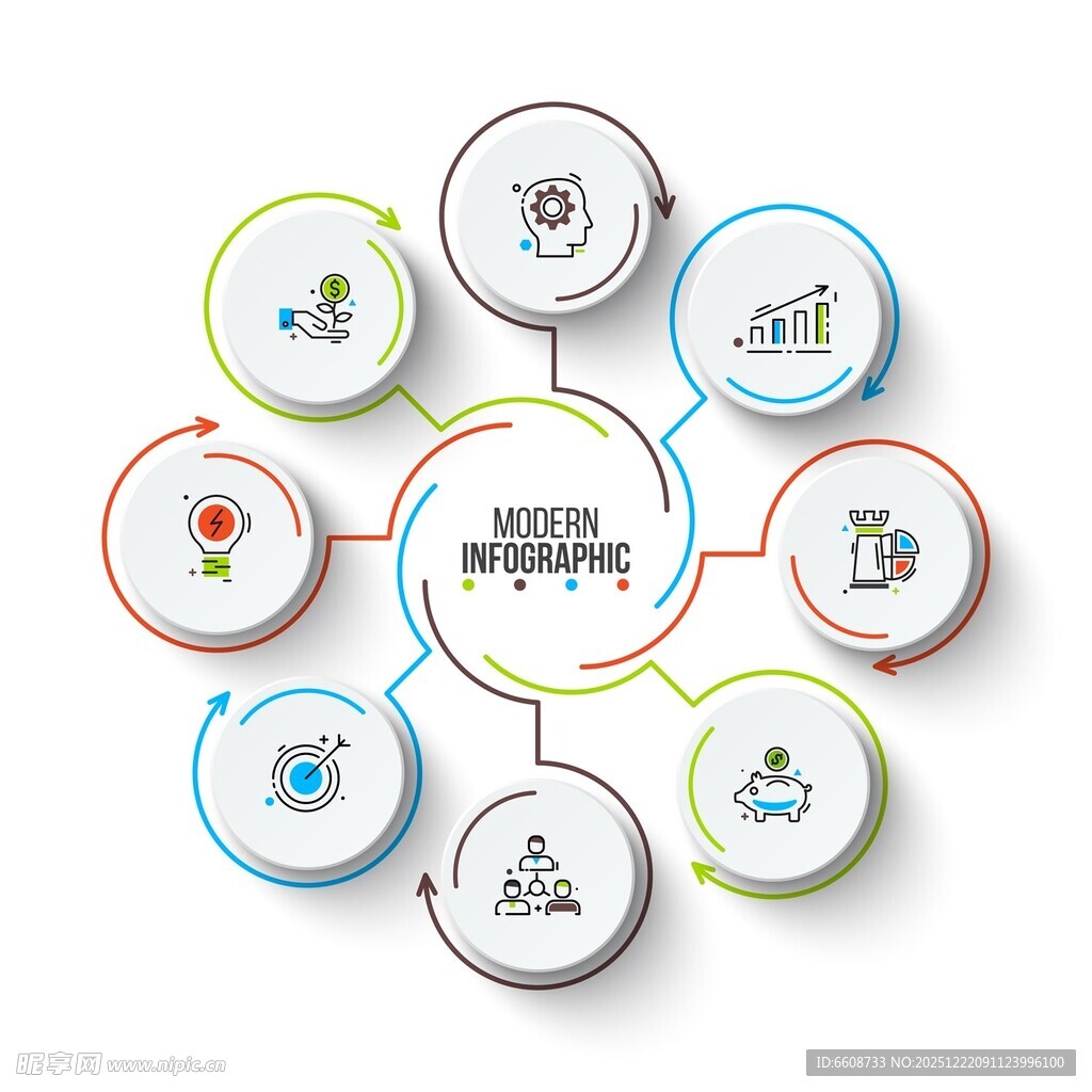 网络营销概念图示