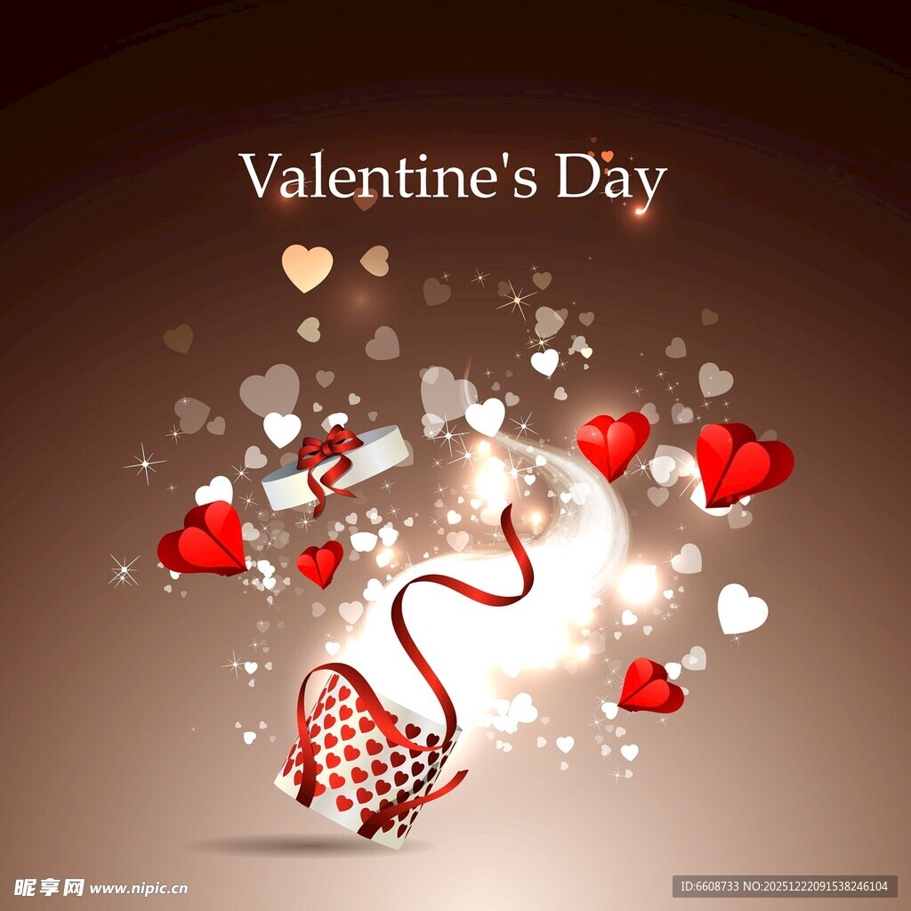 情人节浪漫爱心气球场景