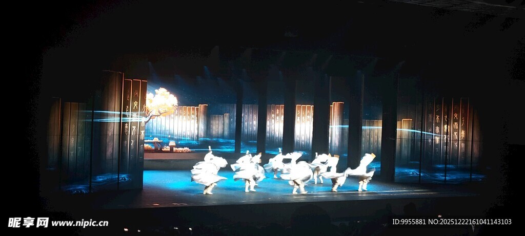 陕西西安梦幻舞台表演场景