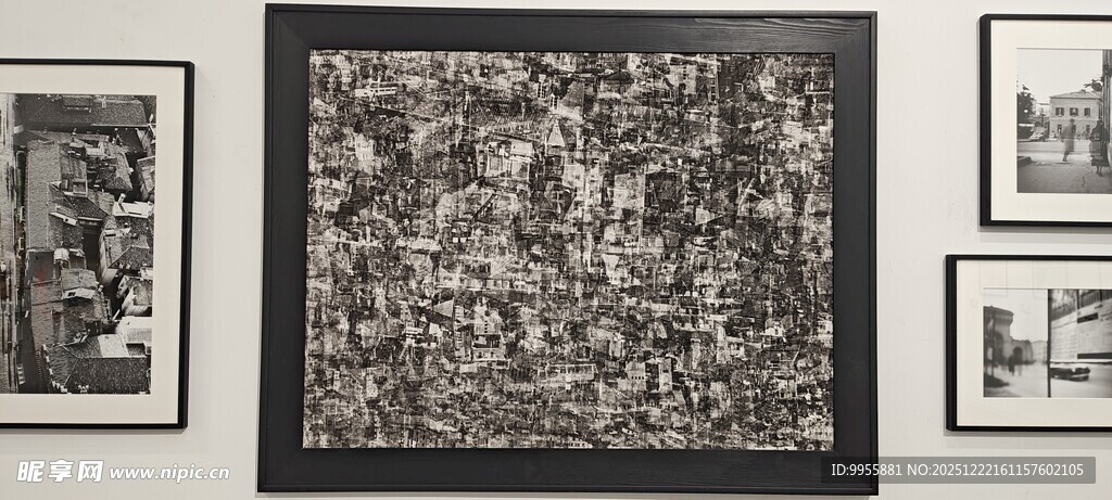 陕西西安抽象艺术画作展示