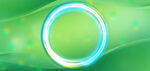 绿色光晕环形背景图案