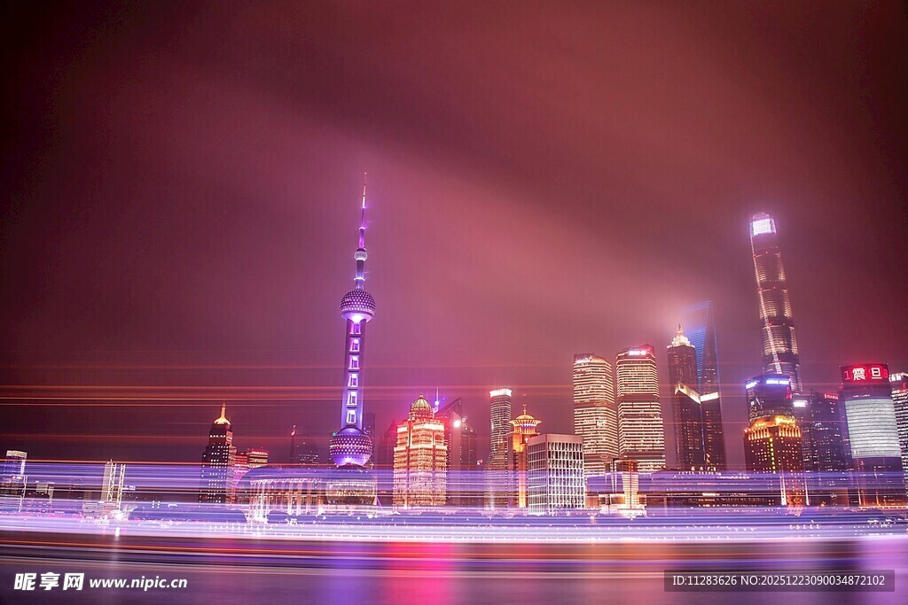 上海外滩璀璨夜景
