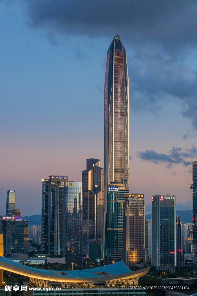深圳城市天际线壮丽景观