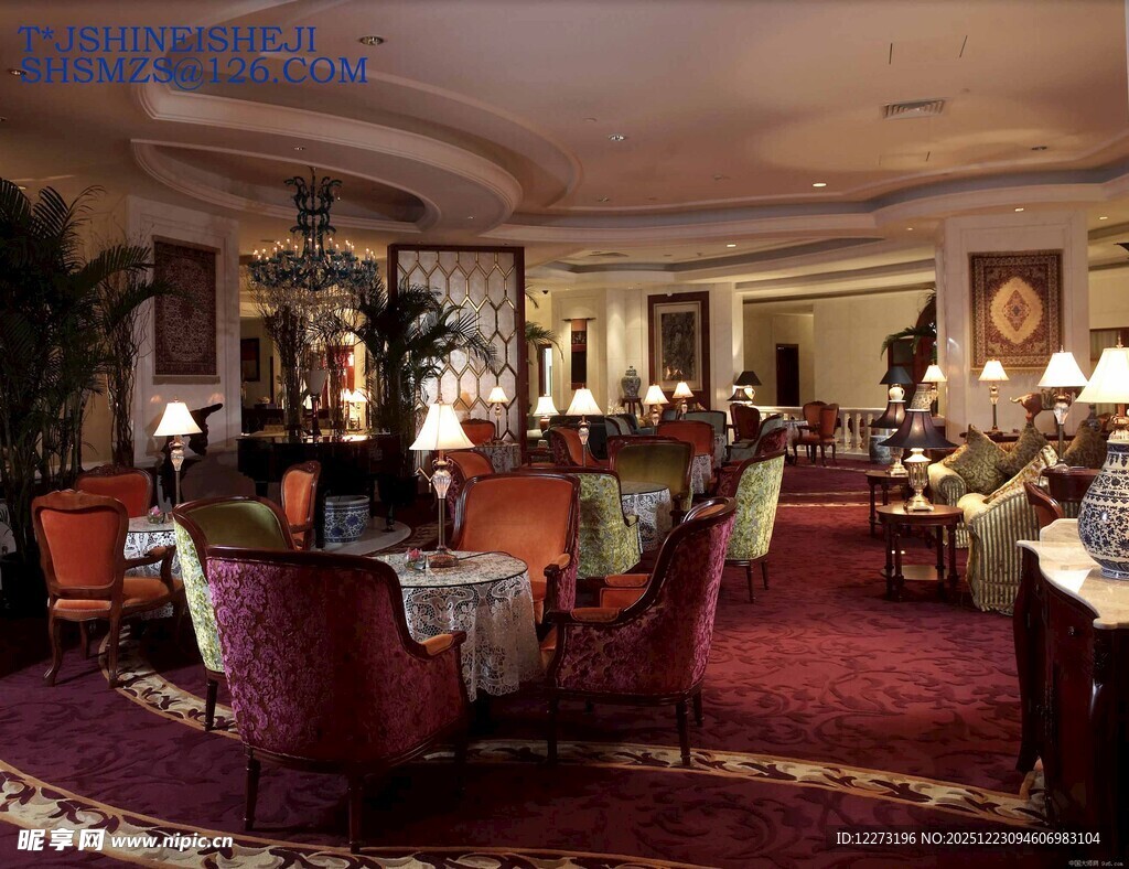 豪华典雅的室内客厅场景