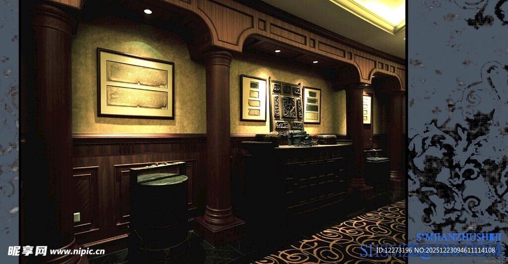 典雅室内装饰展示