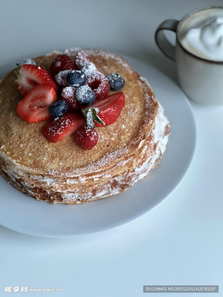 美味水果千层蛋糕