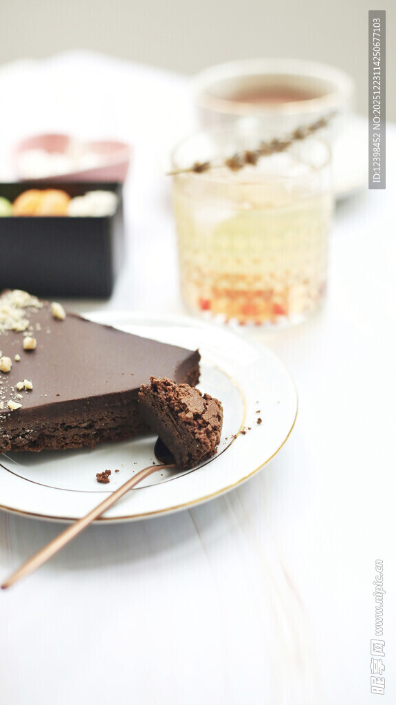 精致美味巧克力甜点