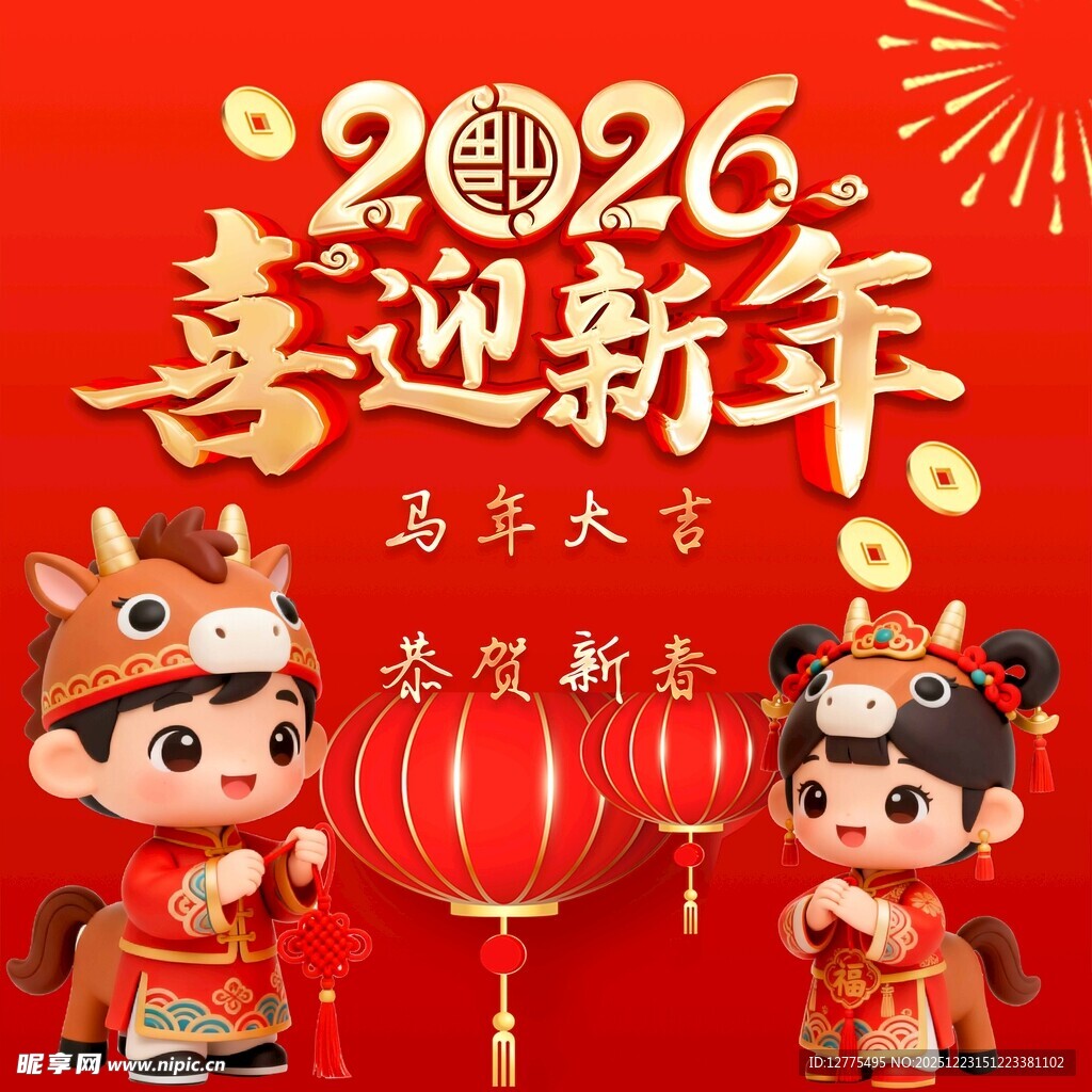 喜迎新年   