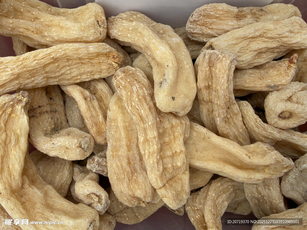 干制天麻干货展示