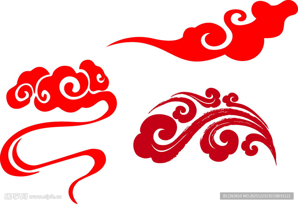 中式传统云纹图案