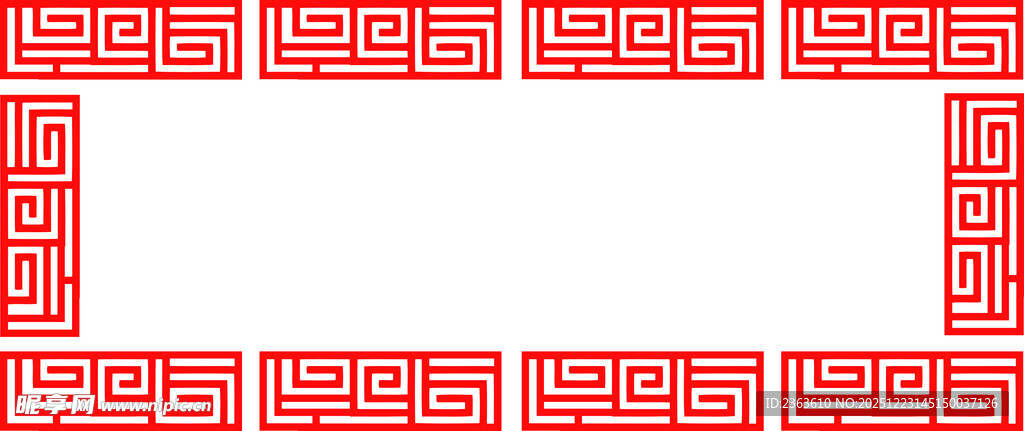 中式传统边框图案