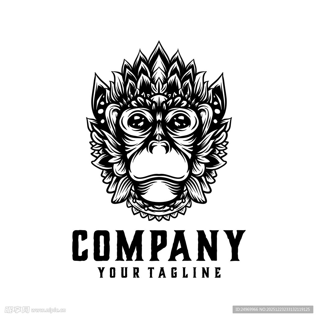 猴头公司标志设计