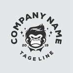 猴子主题公司标志设计