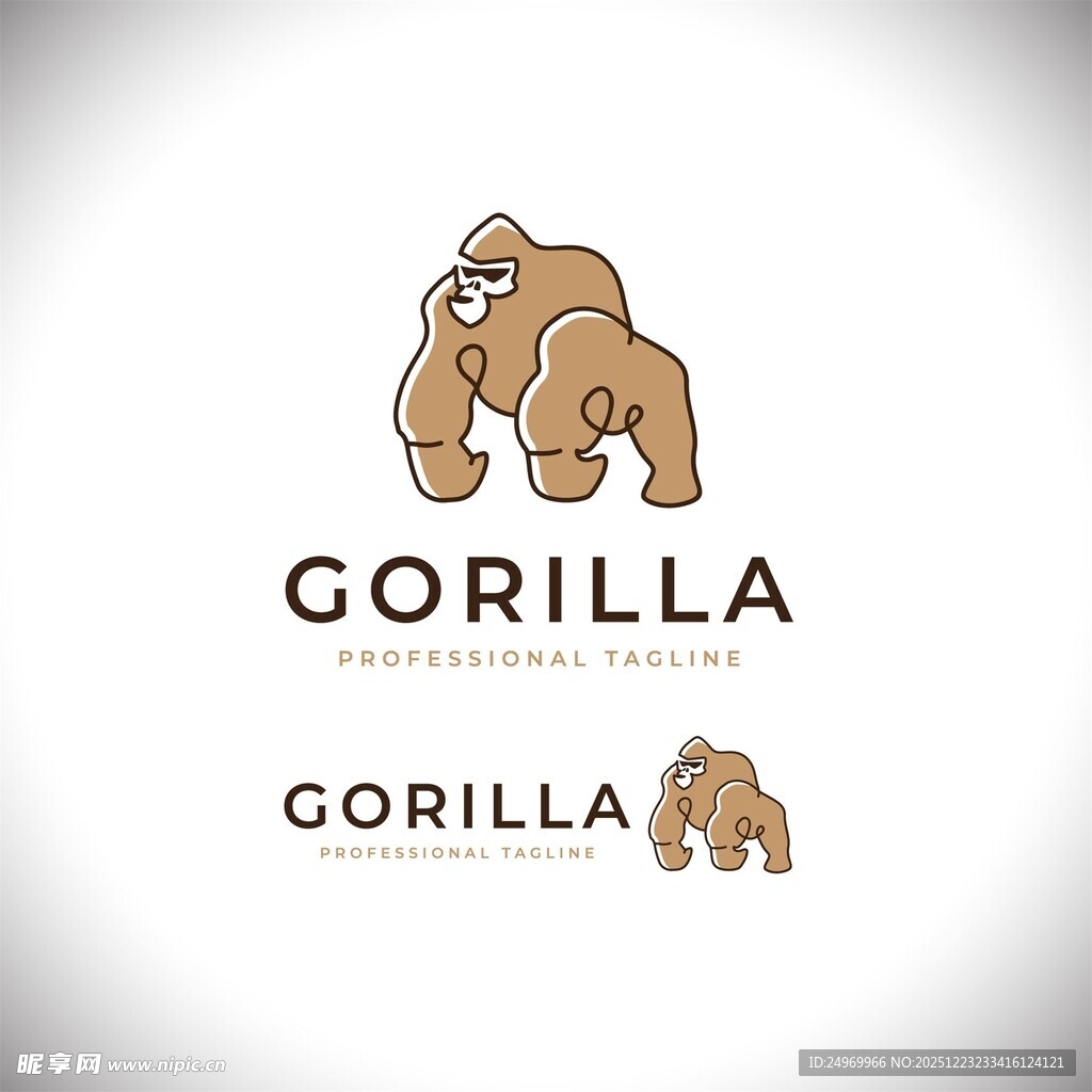大猩猩标志设计