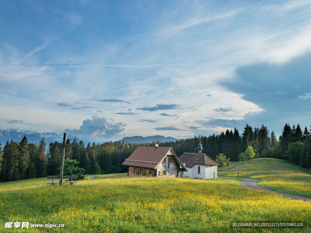 田园牧歌式的乡村美景
