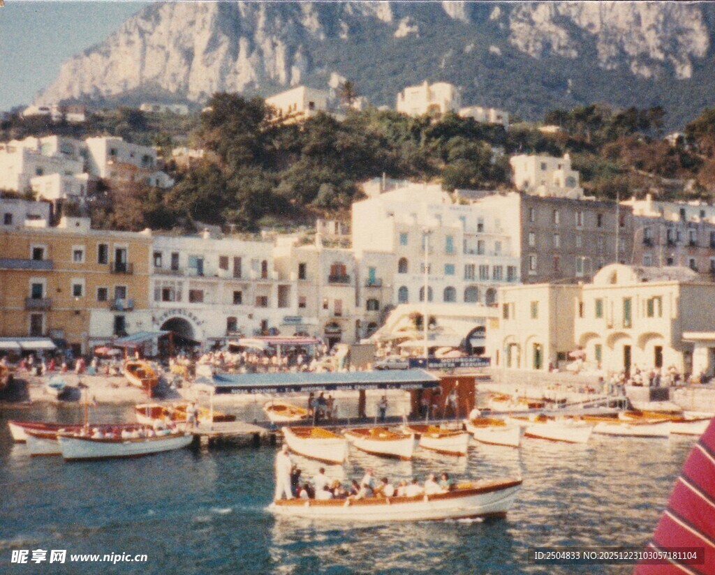 意大利海港小镇美丽景致