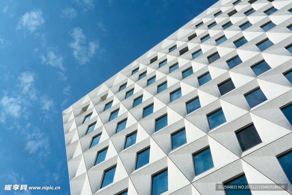 现代几何风格高楼外观