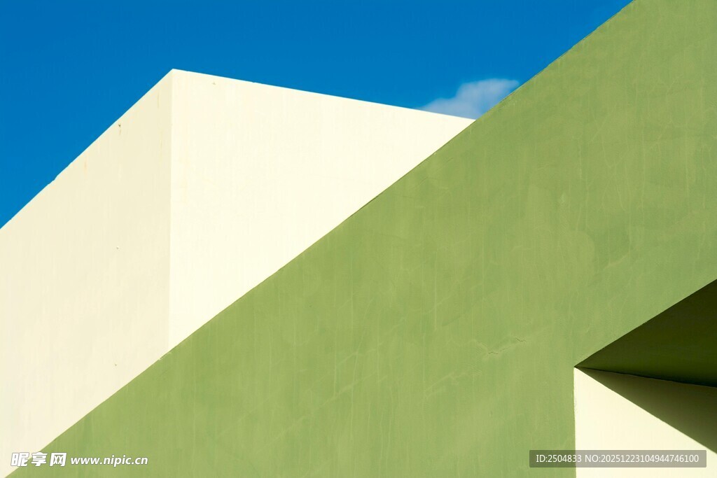 几何建筑色彩美学