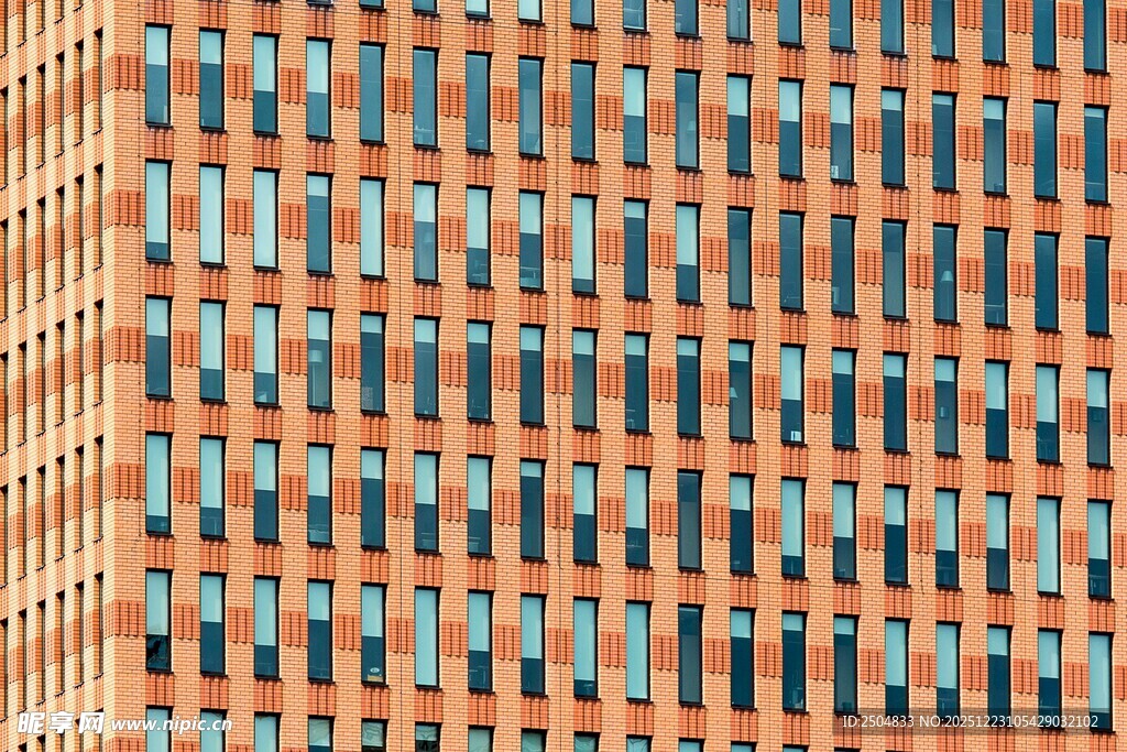 橙色高楼外立面