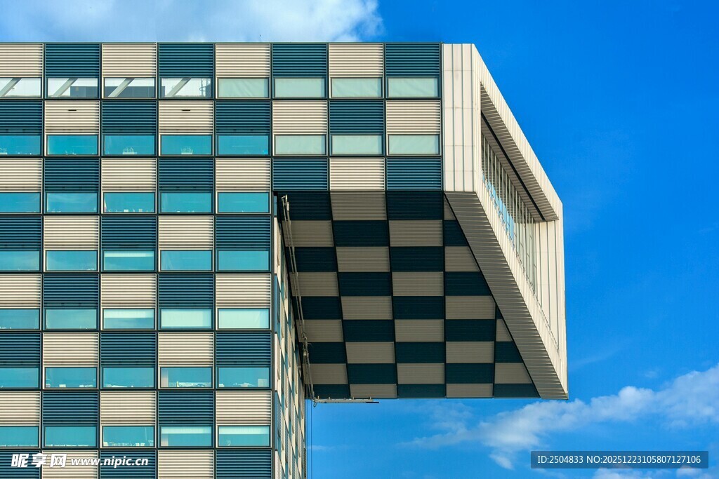 现代几何风格建筑外观