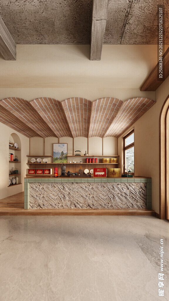 现代风室内吧台设计展示