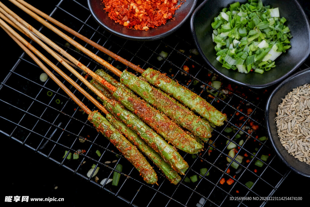 烤豆角串