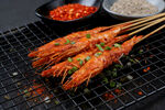 烤虾串