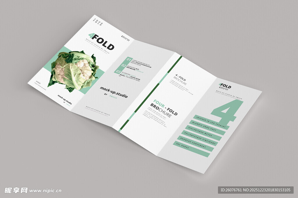 折页样机图片