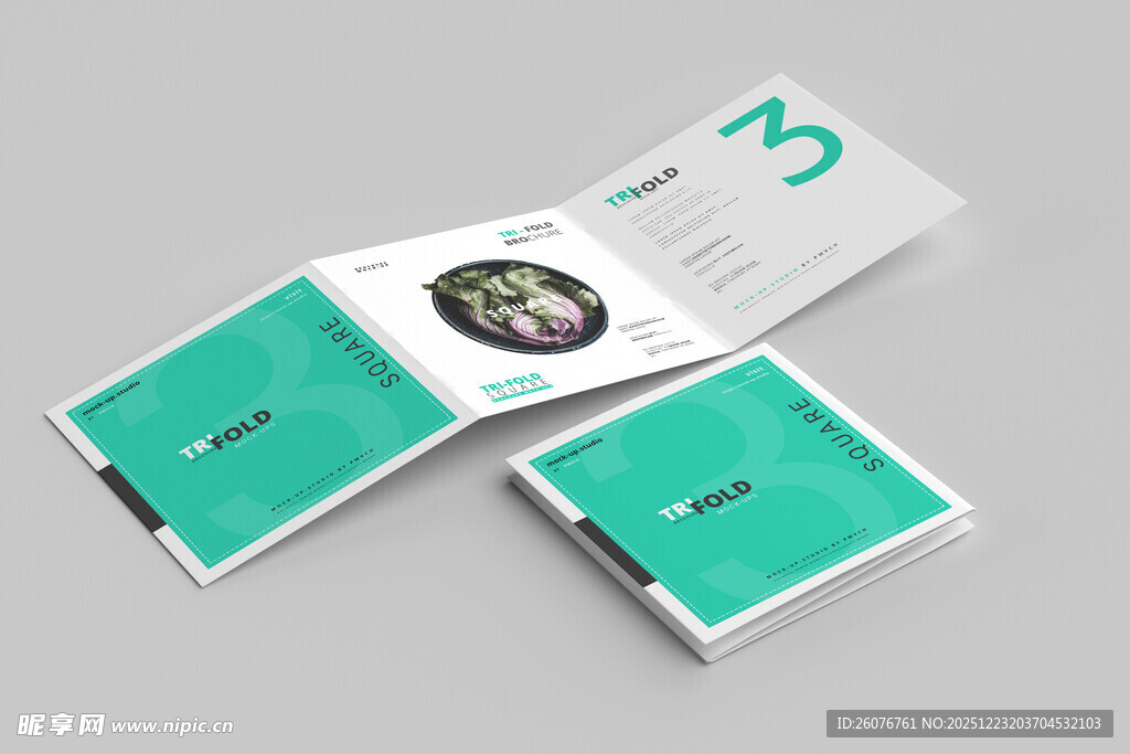 折页样机图片