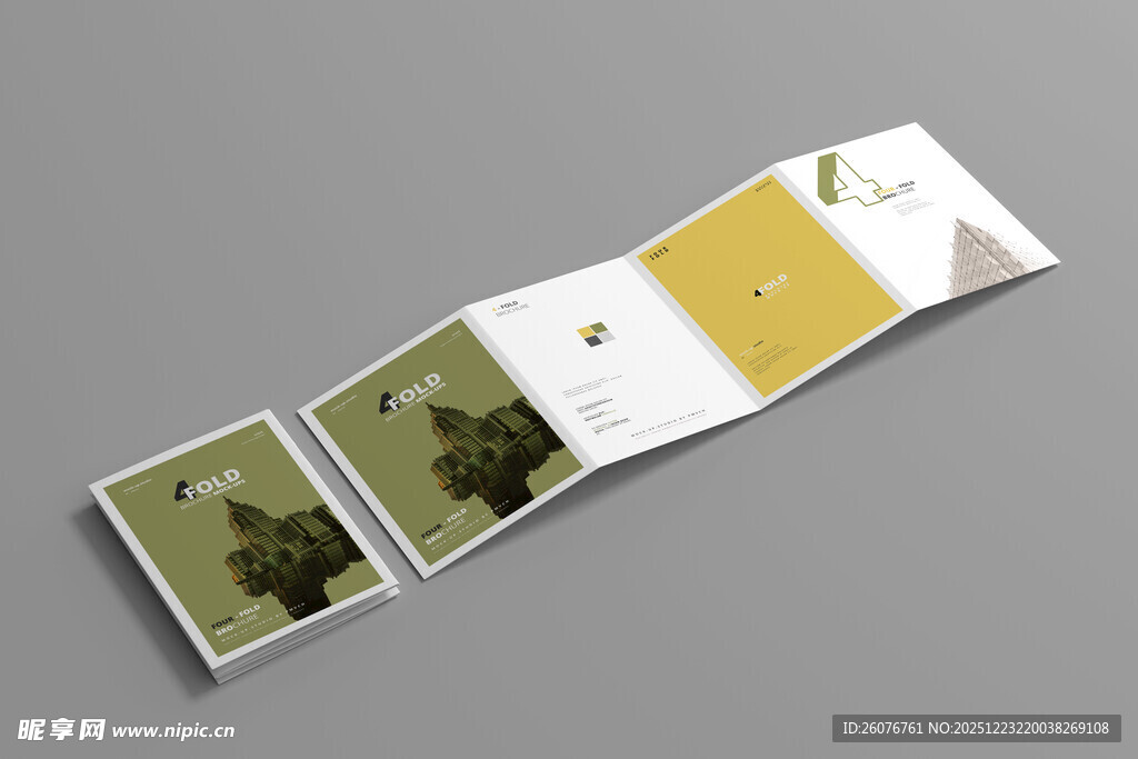 折页样机图片