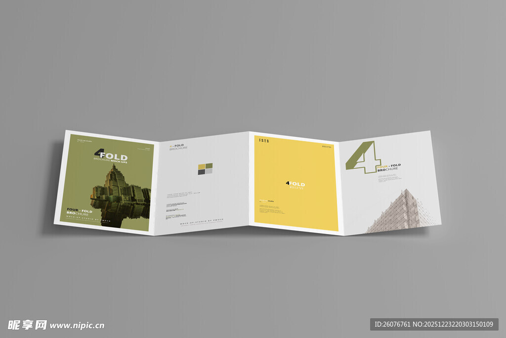 折页样机图片
