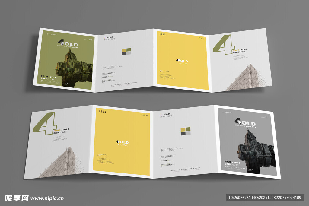 折页样机图片