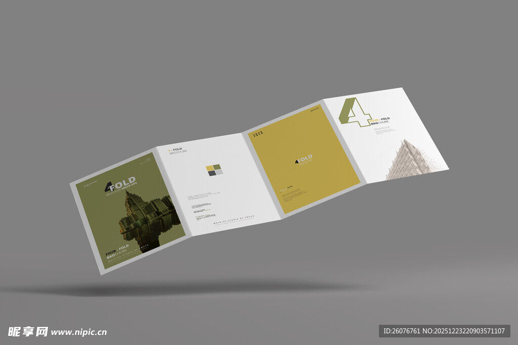 折页样机图片