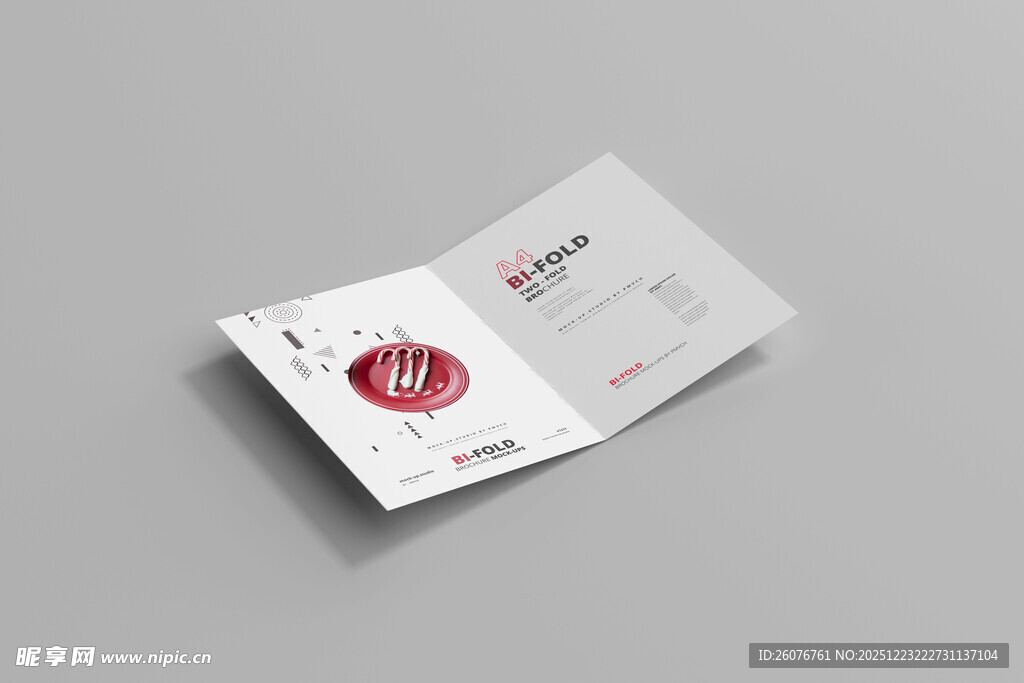 折页样机图片