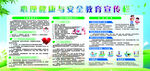 心理健康与安全教育展板