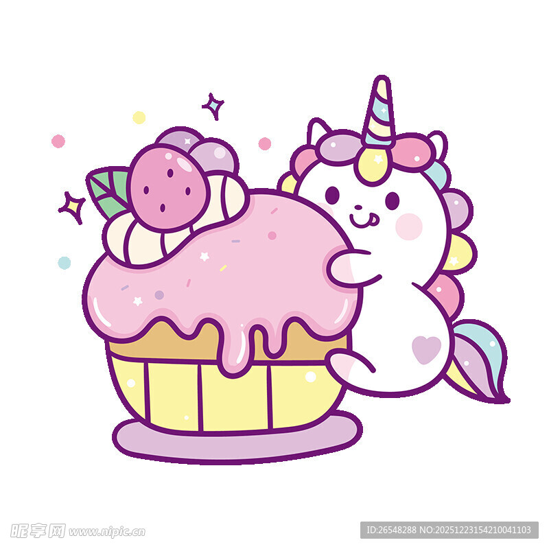 独角兽与甜点的梦幻组合