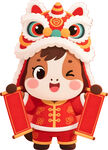 萌娃扮虎娃贺新春