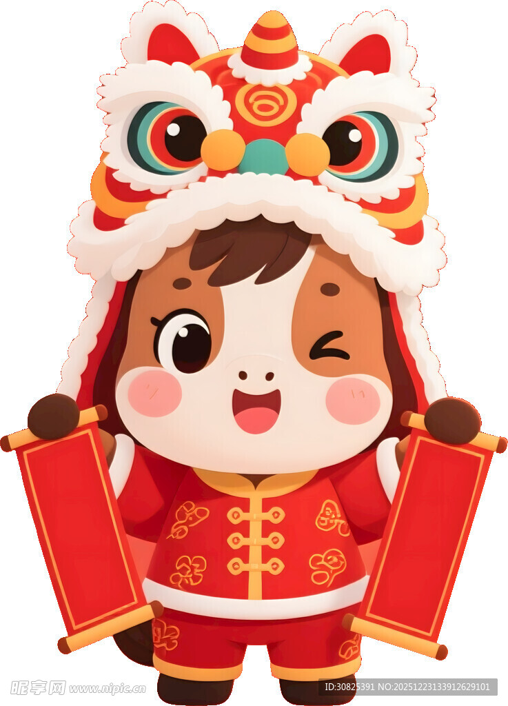 萌娃扮虎娃贺新春