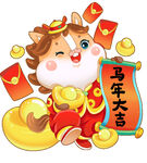 马年萌宠贺岁福气满满