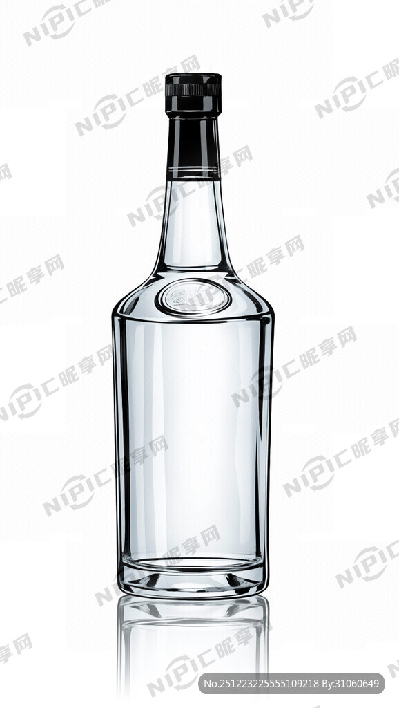 手绘一个茅台酒瓶