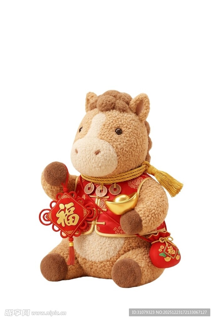 福袋小马玩偶