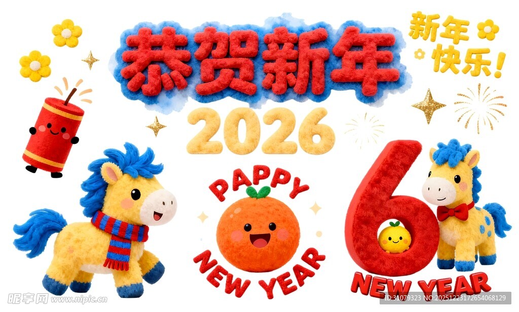 2026新年贺岁装饰场景