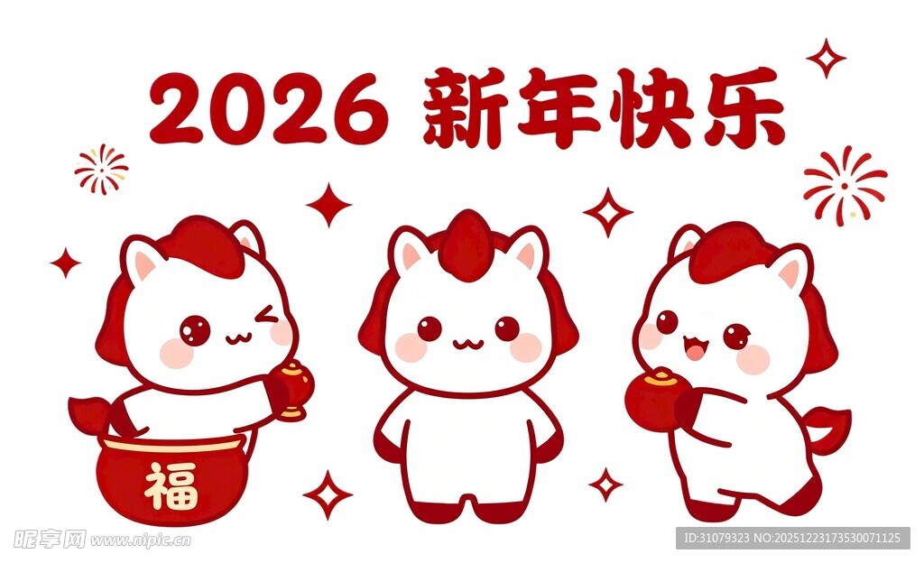 2026年萌马贺岁新年快乐