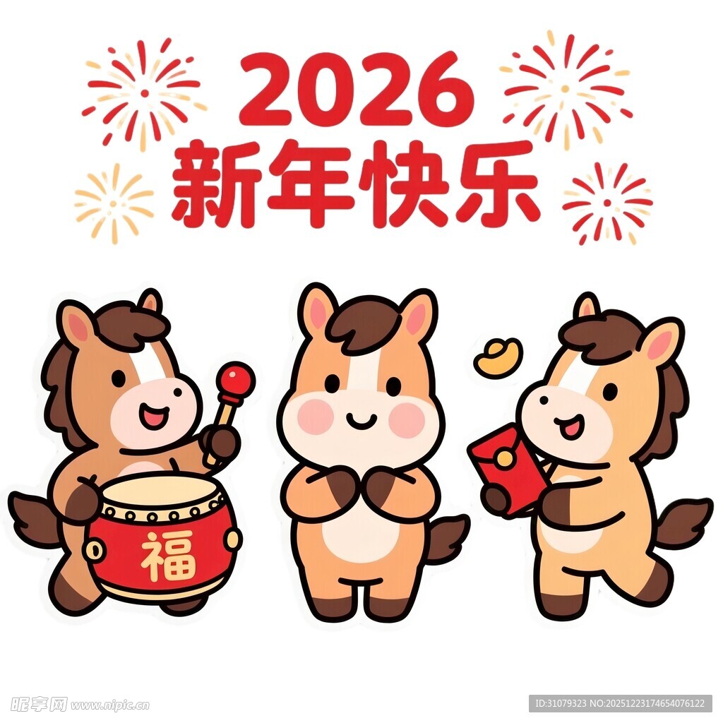 2026年萌马贺岁新年图