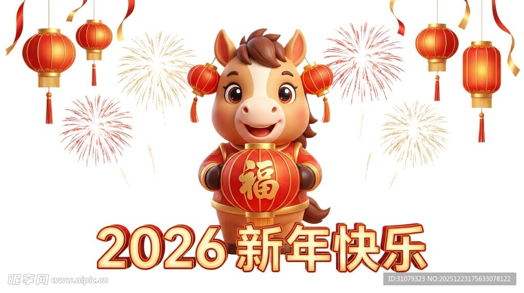 2026马年年喜庆新春画面