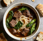 牛肉青菜面条汤